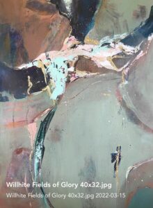7.  Merit Award Fields of Glory by Debbie Willhite
I enjoyed this abstraction.  There is nice texture and color.  I like the gold dust on it.  The composition is strong and inviting.